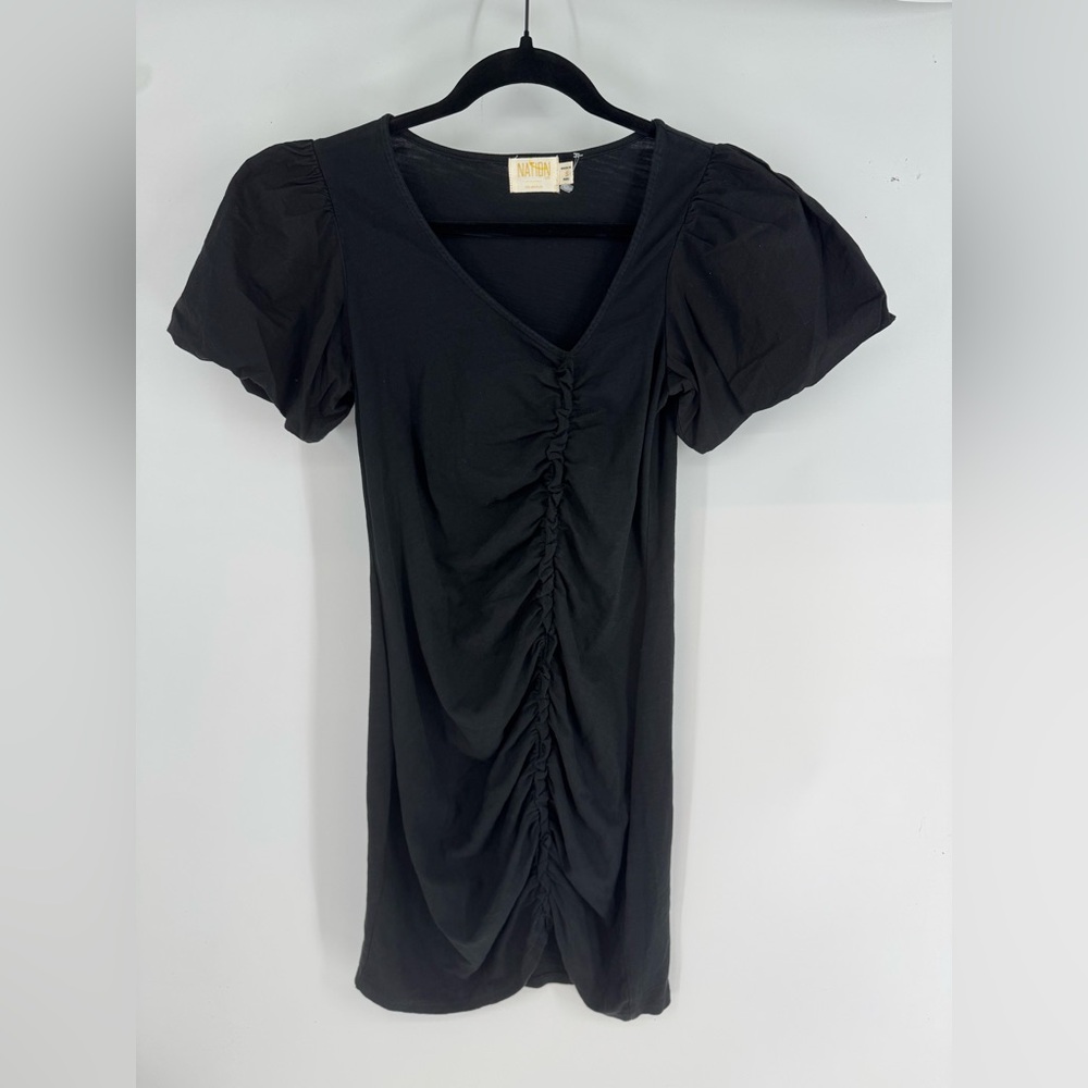 Nation Ltd Casual Elevated Basic Cotton Black Ruc… - image 1